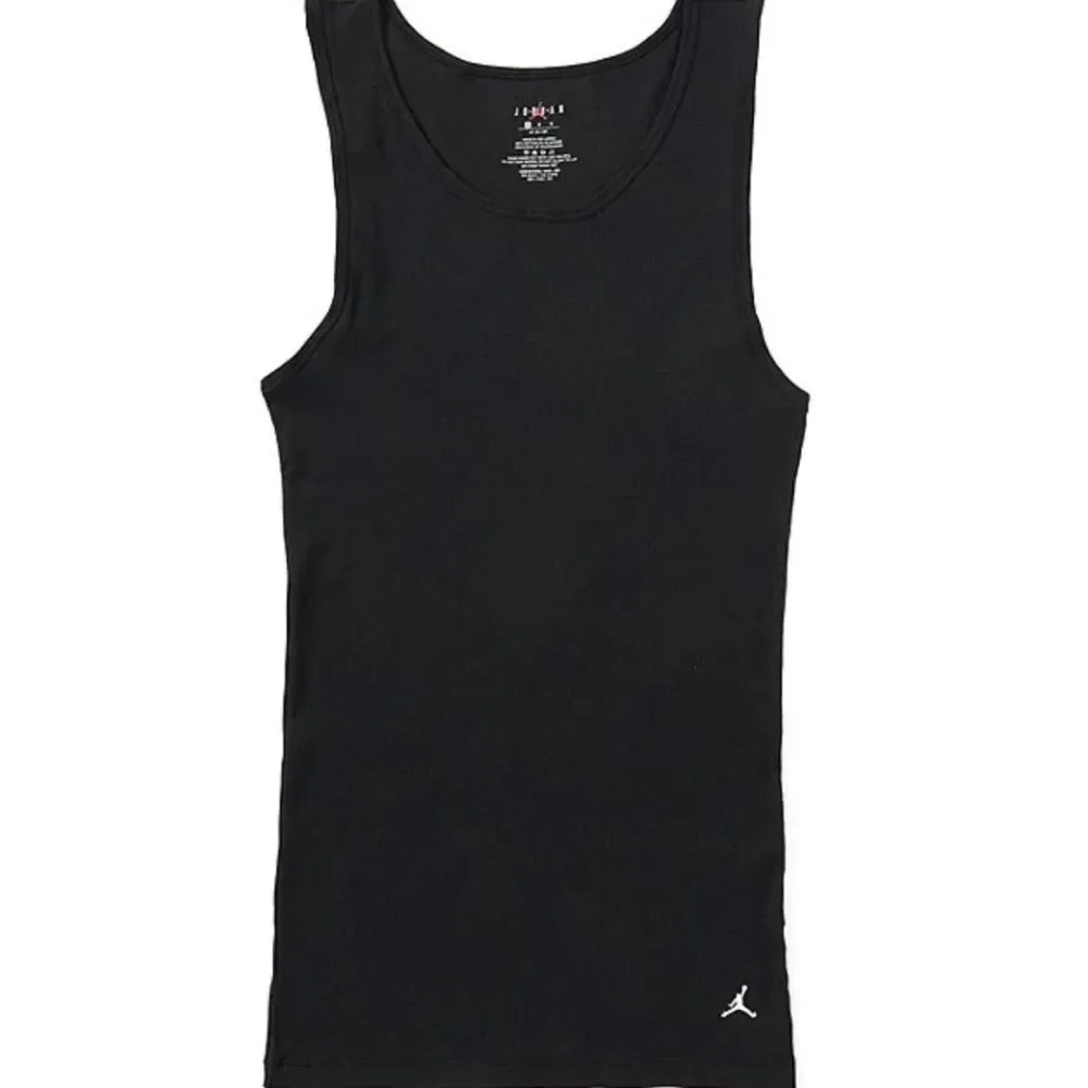 Jordan‎ Flight 2-PK Cotton Stretch Tank Undershirt- Black